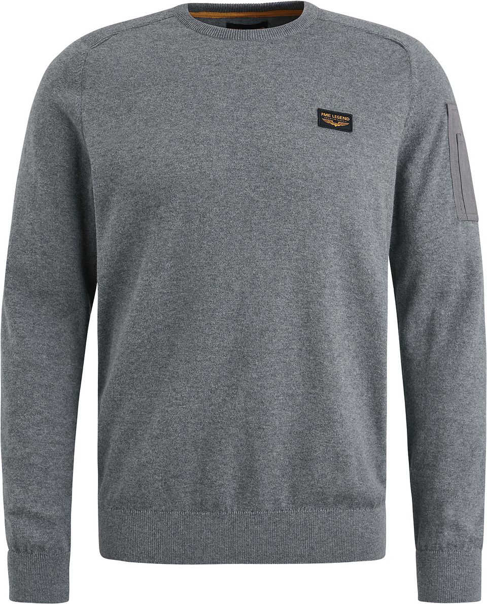 PME Legend - Pull Tricoté Structure Marine - Taille L - Coupe régulière