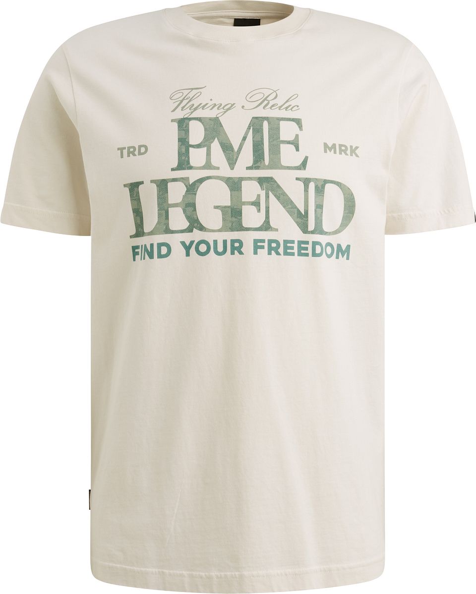 Jersey Artwork T-Shirt Egret Off-White Beige Storlek