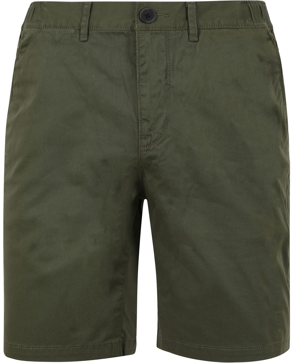 V65 Korta Fin Twill Mörkgrön Grön Storlek