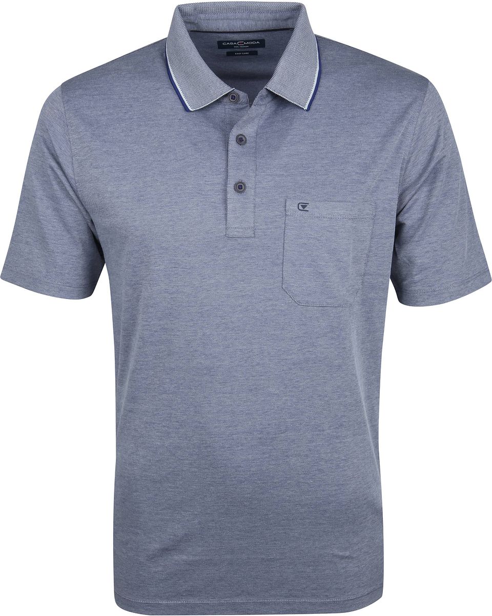 Polo Navy Melange Mörkblå Blå Storlek