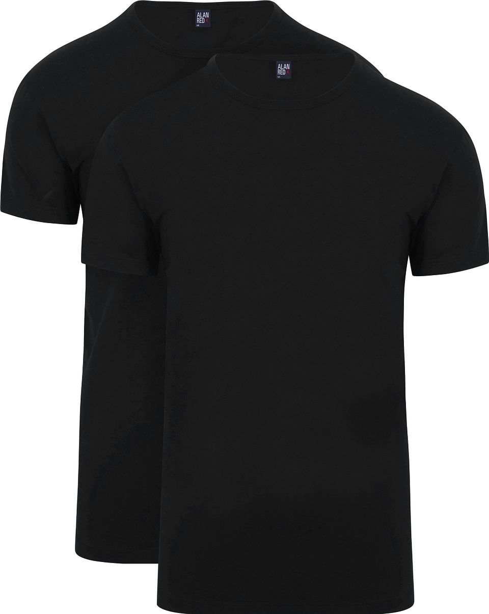 Ottawa T-shirt Stretch (2-pack) Svart Storlek