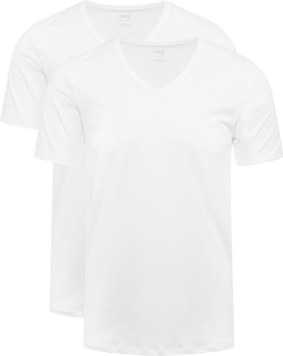 V-ringad Dry Cotton T-shirt 2-pack
