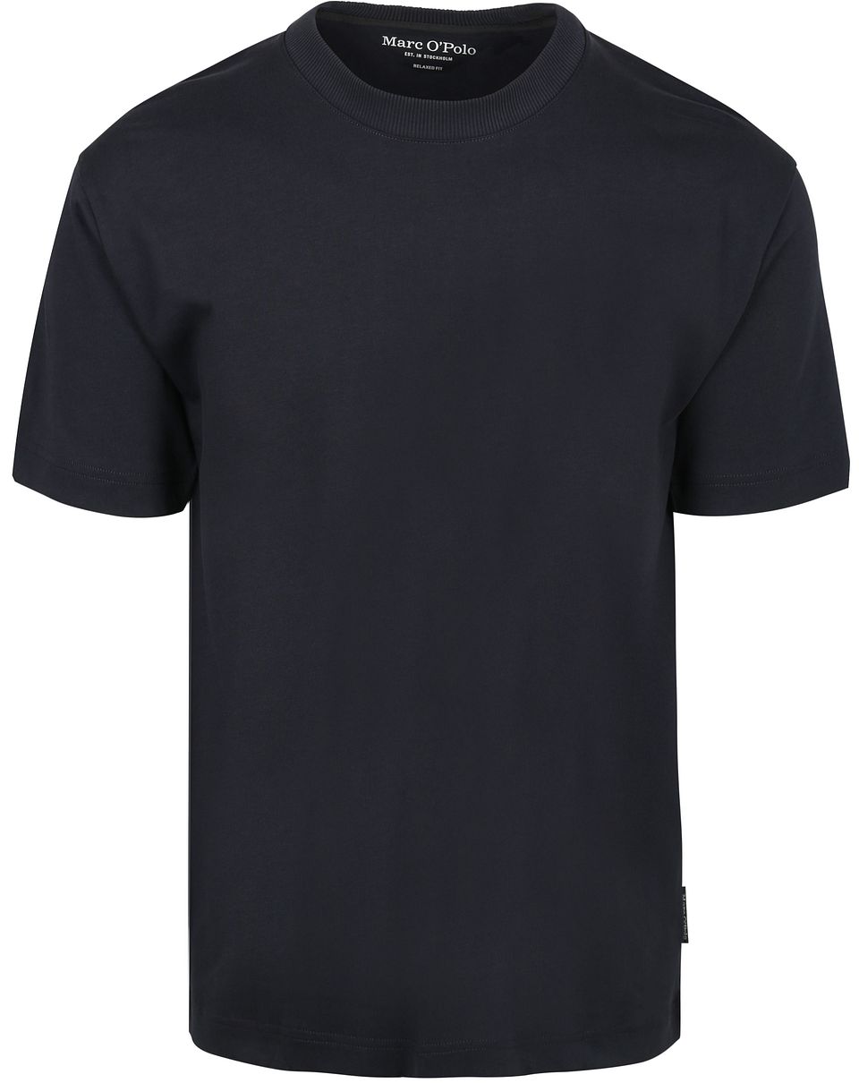 Tung T-shirt Marineblå Blå Mörkblå Storlek