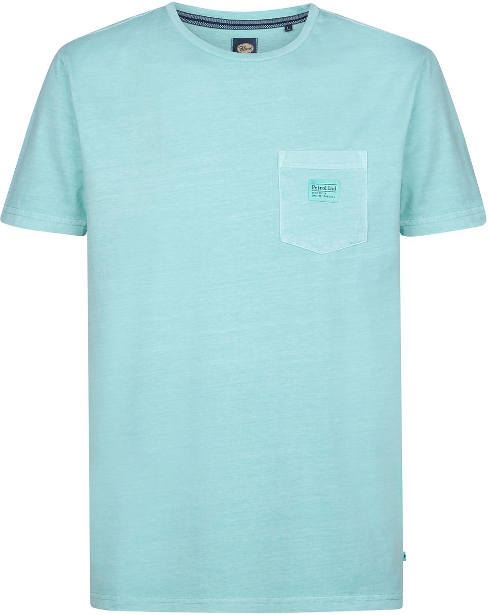 T-shirt Key Melange Aqua Ljusblå Blå Grön Storlek