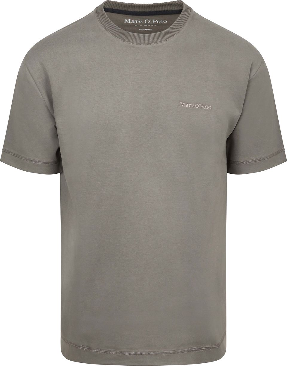 T-shirt Ekologisk Bomull Grafitgrå Grå Taupe Storlek
