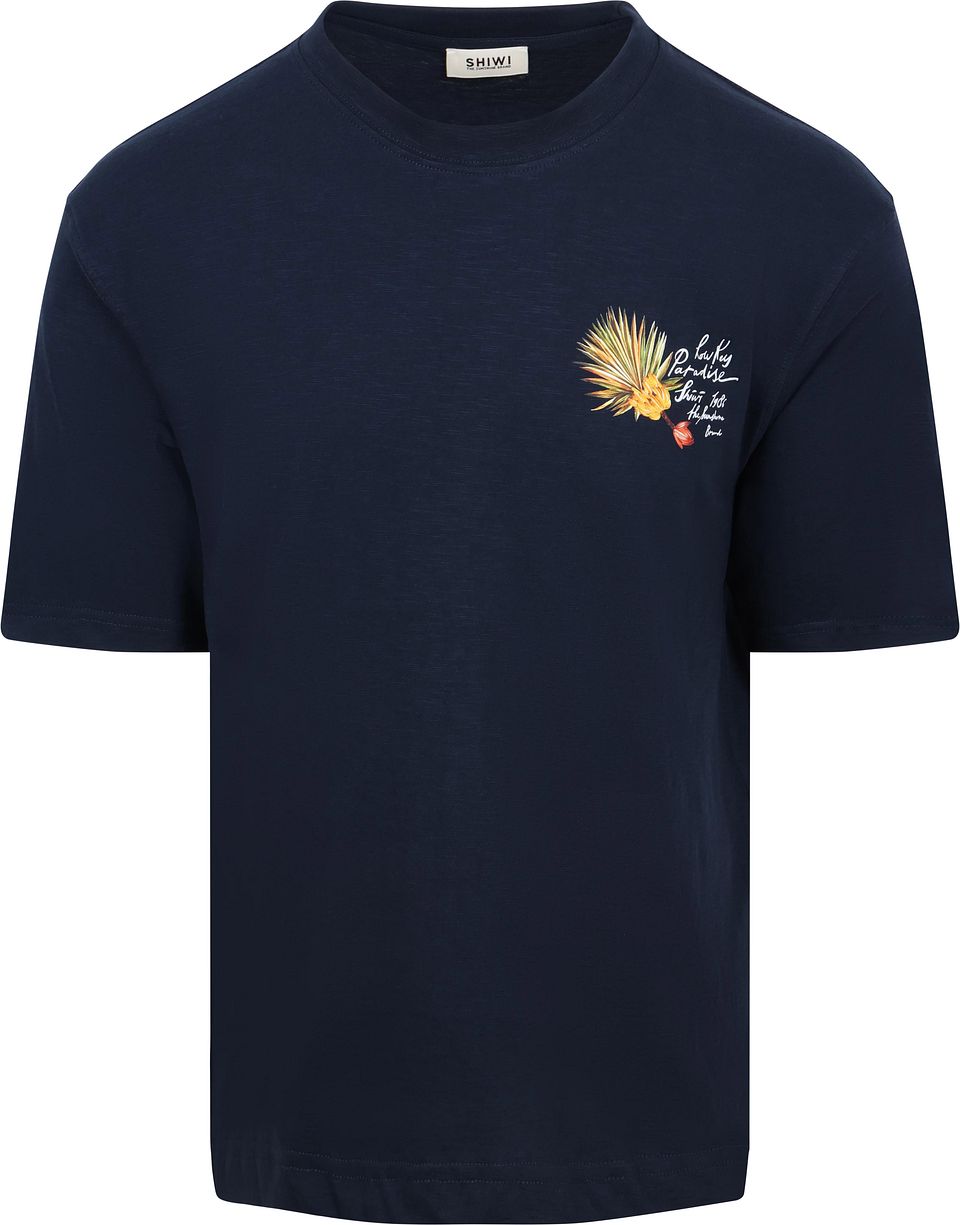T-shirt Finn Marinblå Blå Mörkblå Storlek