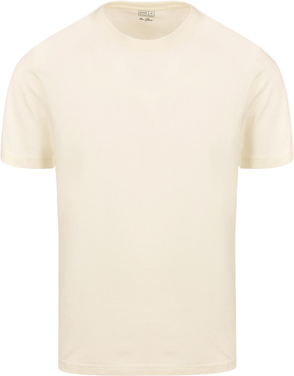 The Steve T-shirt Ecru Vit Off-White Storlek