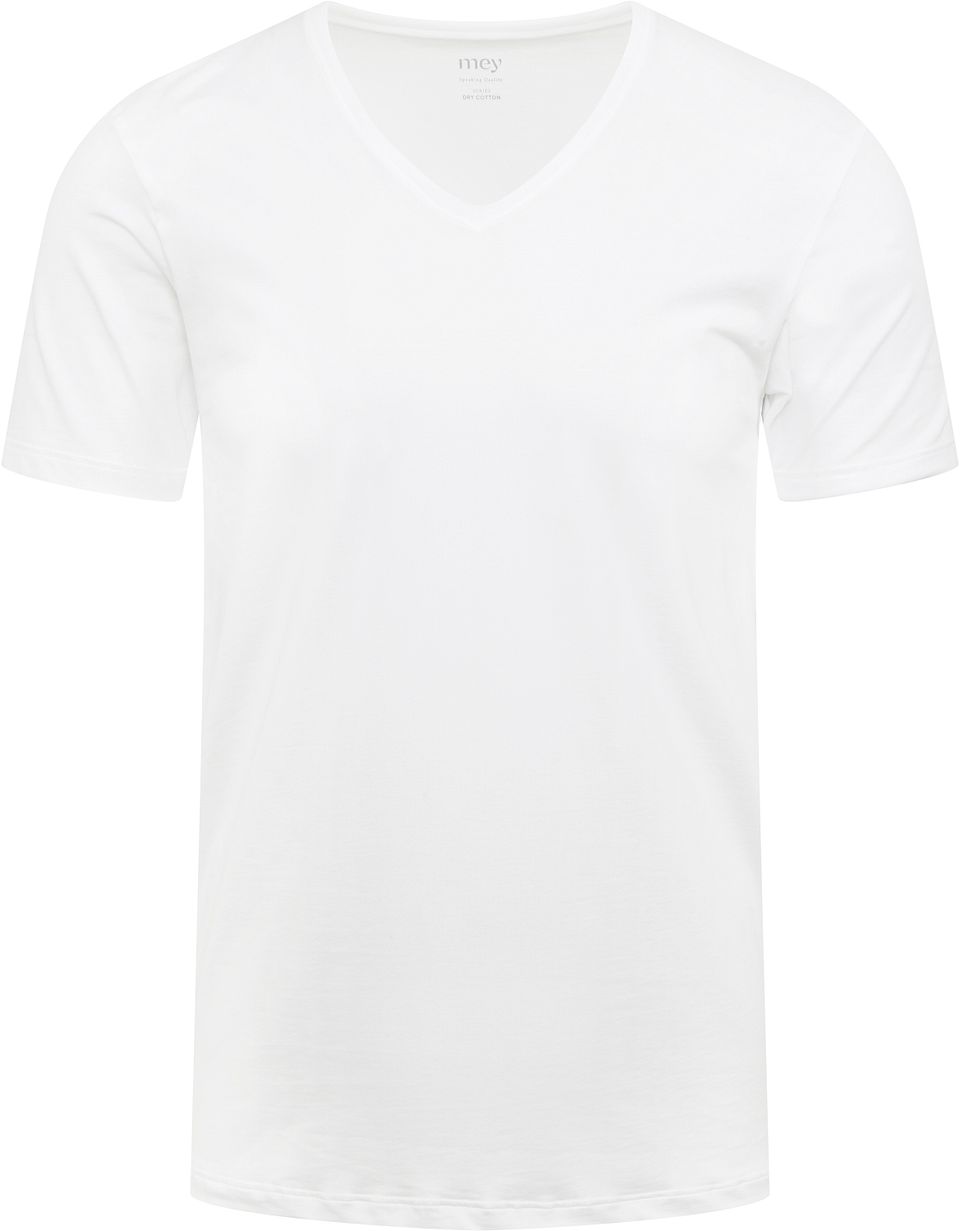 V-ringad Dry Cotton T-shirt Vit Storlek
