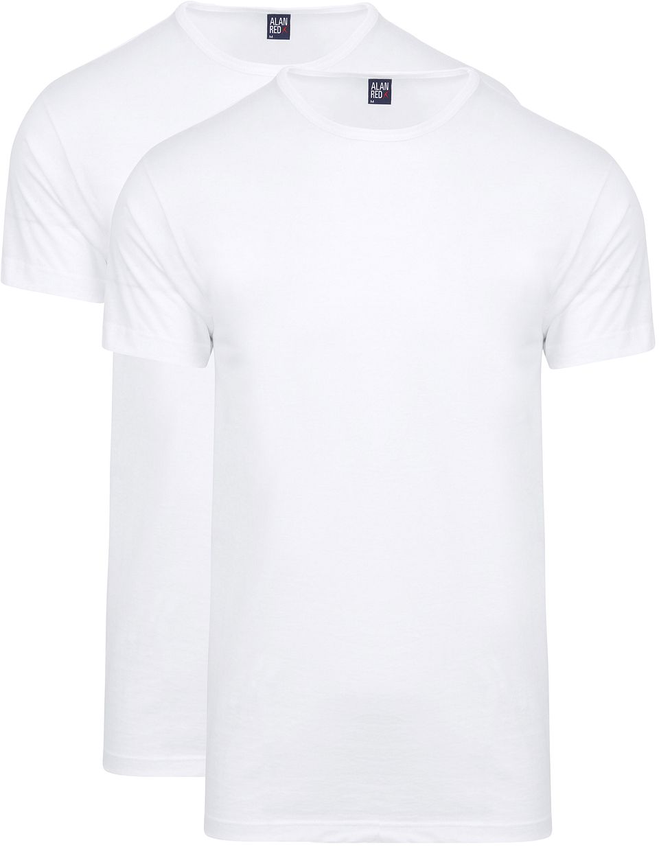 Derby Rundhalsad T-shirt (2-pack) Vit Storlek