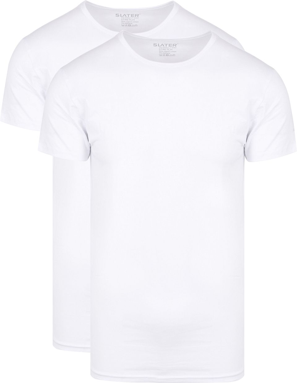 2-pack Stretch T-shirt Vit Storlek