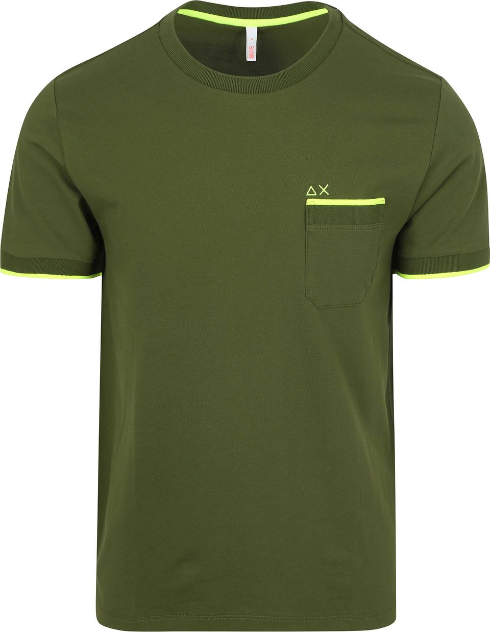 Pikétröja Fluo Stripe Armégrön Grön Mörkgrön Storlek
