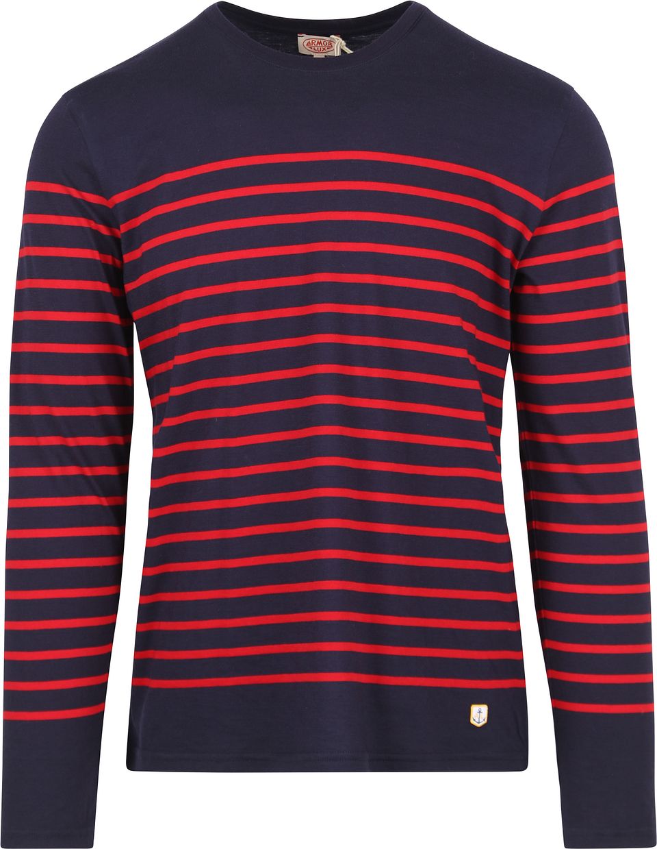 Port-Louis T-shirt Randig Röd Blå Mörkblå Storlek