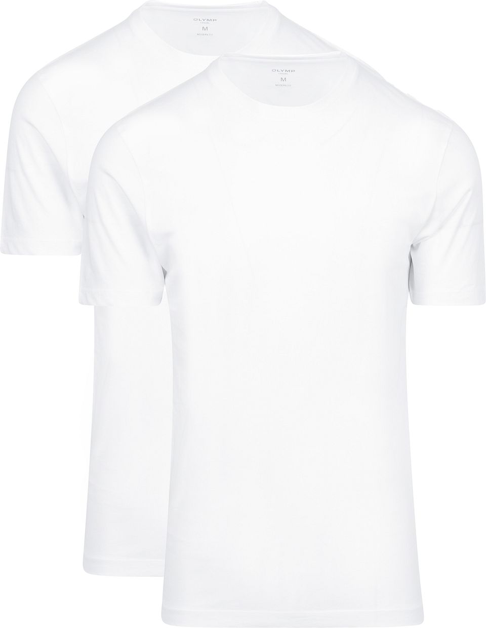 T-shirt Rundhals 2-pack Vit Storlek