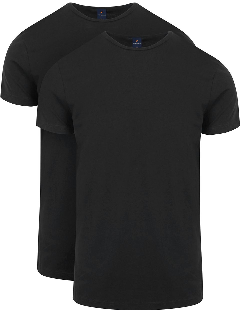 Ota t-shirt med rundhals svart 2-pack Svart Storlek