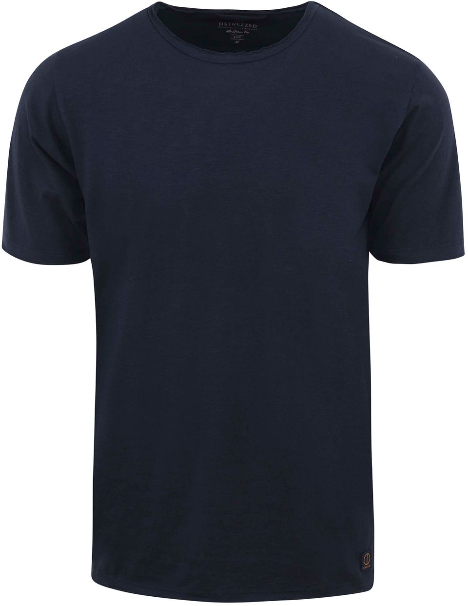 Mc Queen T-shirt Melerat Mörkblå Blå Storlek