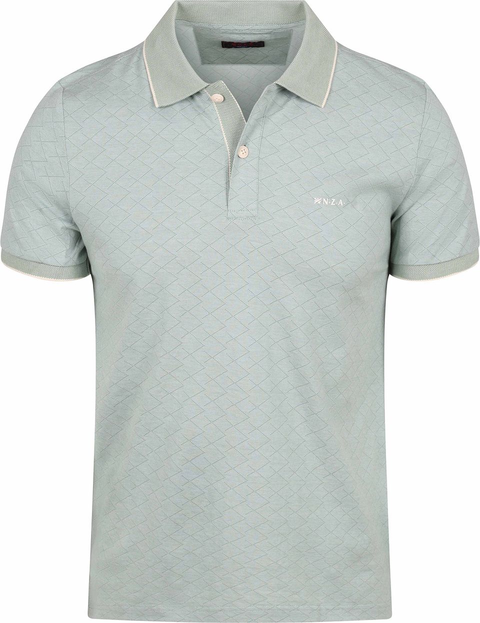 NZA Polo Goora Jacquard Mist