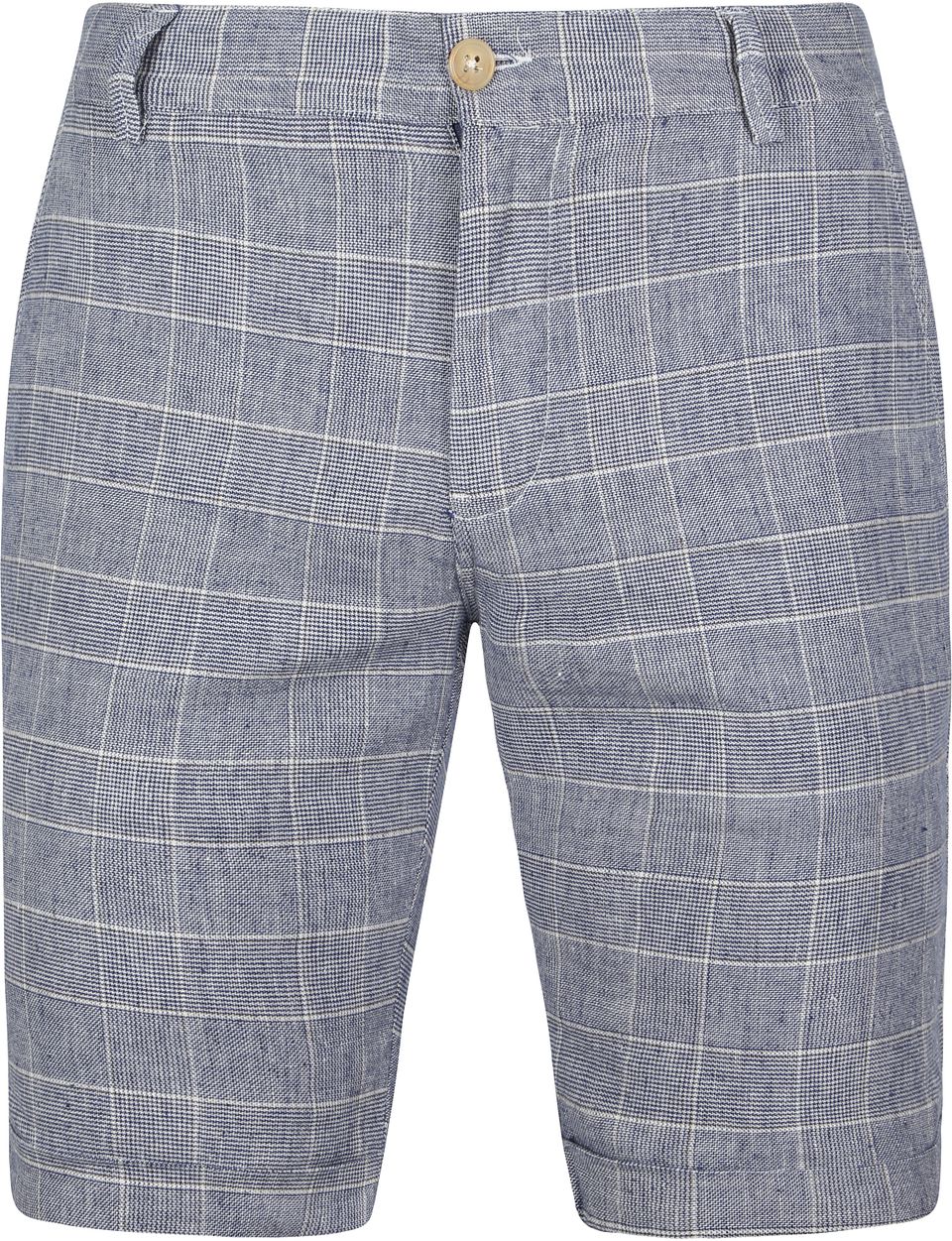 Don Shorts Rutig Blå Storlek