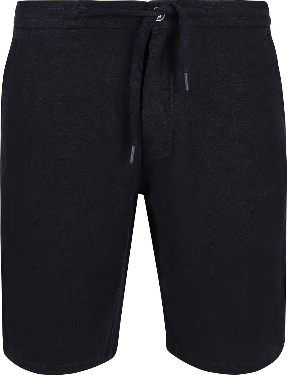 Linneshorts Marinblå Blå Mörkblå Storlek