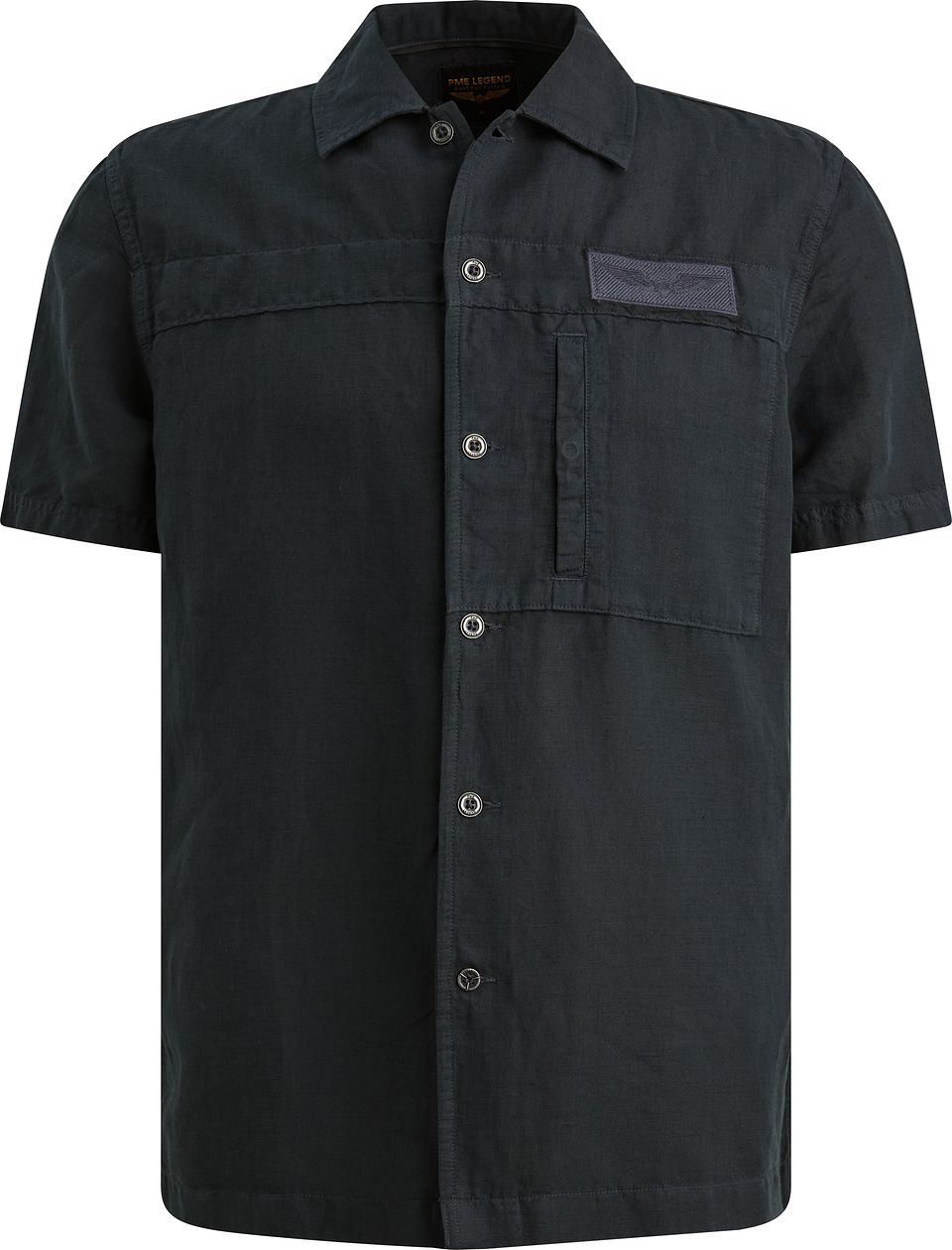 Kortärmad Skjorta Cotton Linen