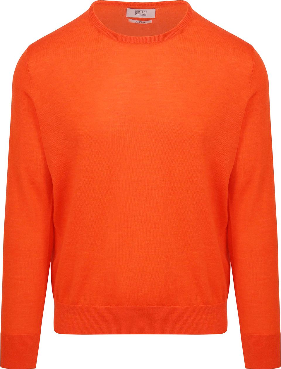The John Pullover Merino Orange Storlek