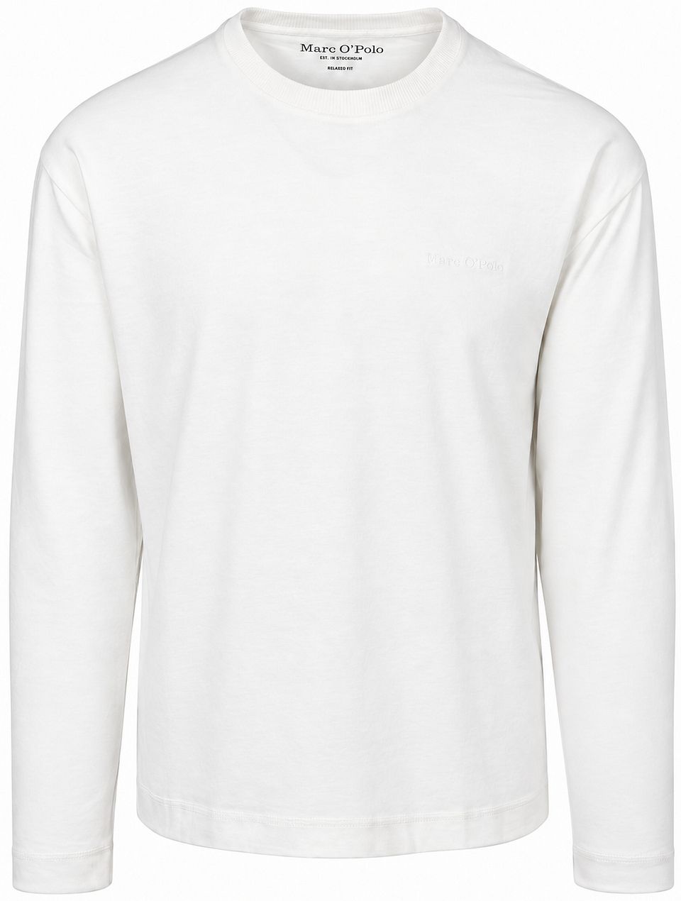 Heavy Longsleeve T-shirt Silky White Off-White Vit Storlek
