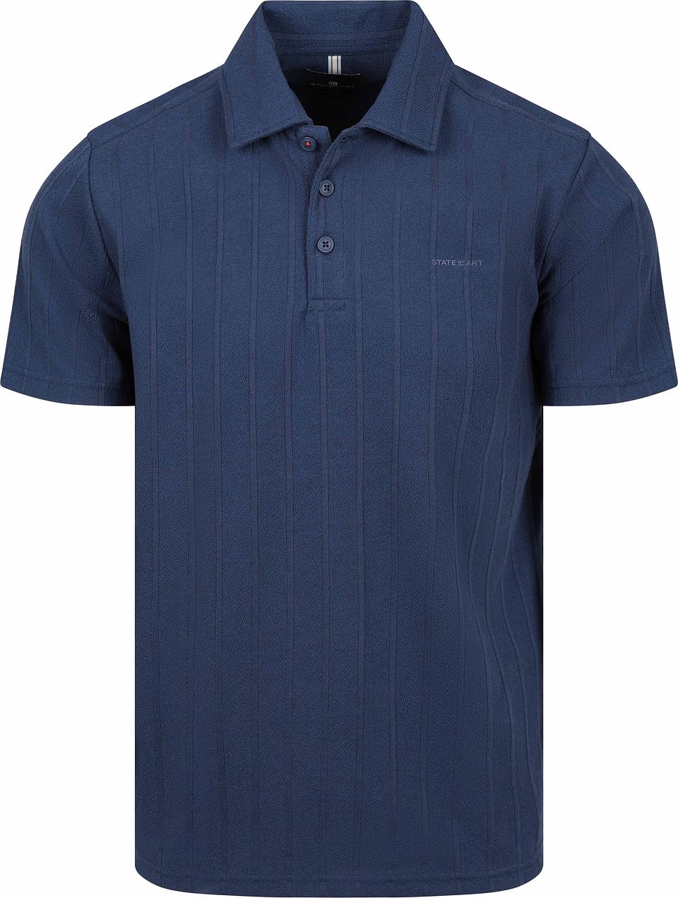 State of Art Poloshirt Jersey Drop Needle Navy 48116903-5800 kopen