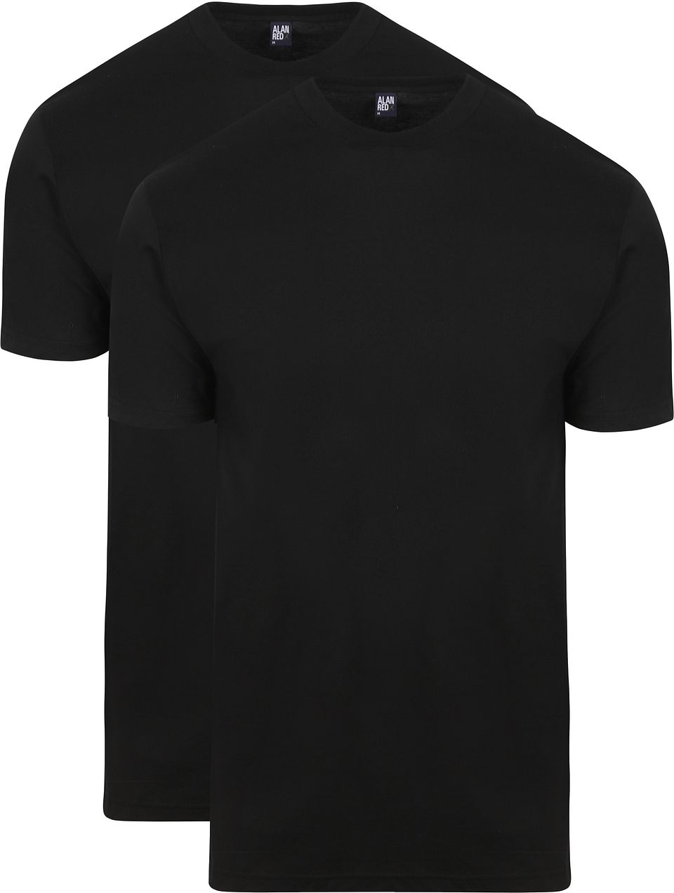 T-shirt Virginia (2-pack) Svart Storlek