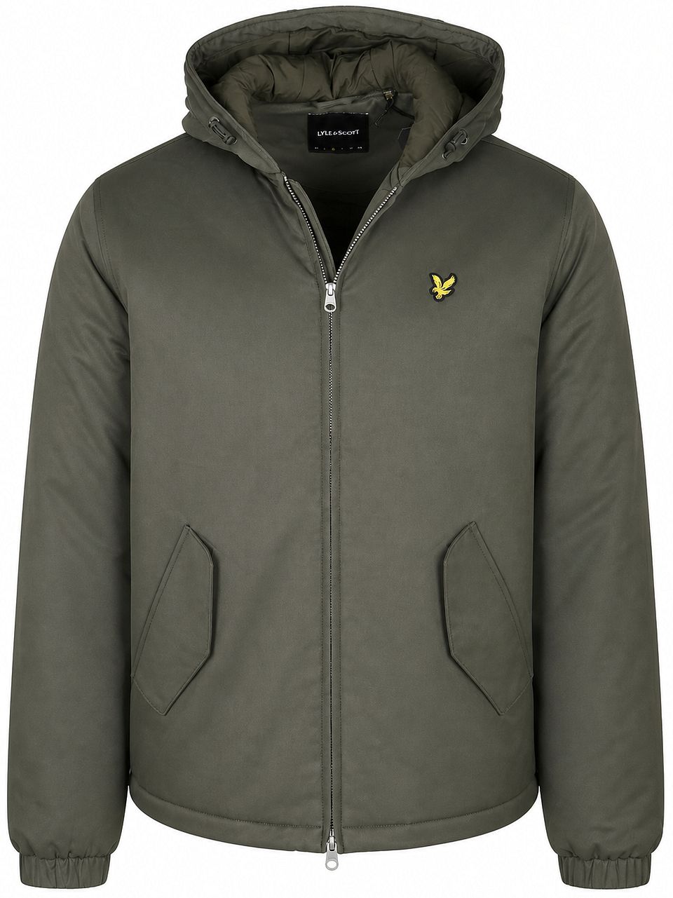 Lyle & Scott Jacka med Huva Oliv Grön Mörkgrön Storlek