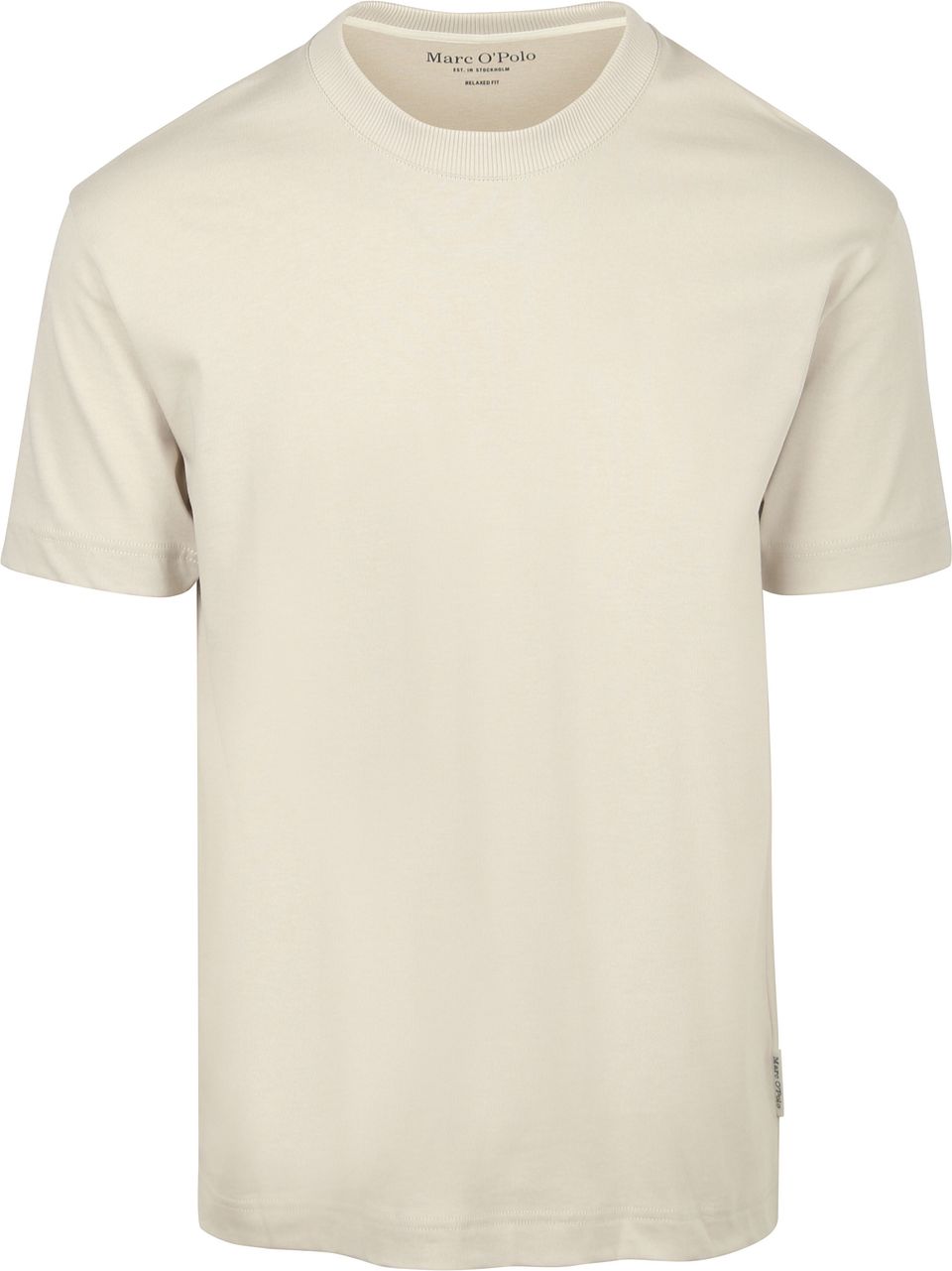 Tung T-shirt Ecru Beige Grå Storlek