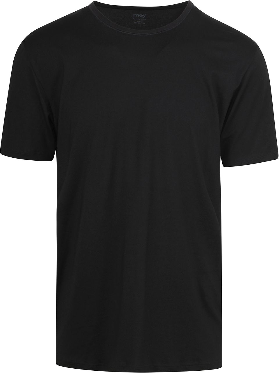 Dry Cotton Rundhals T-shirt Svart Storlek
