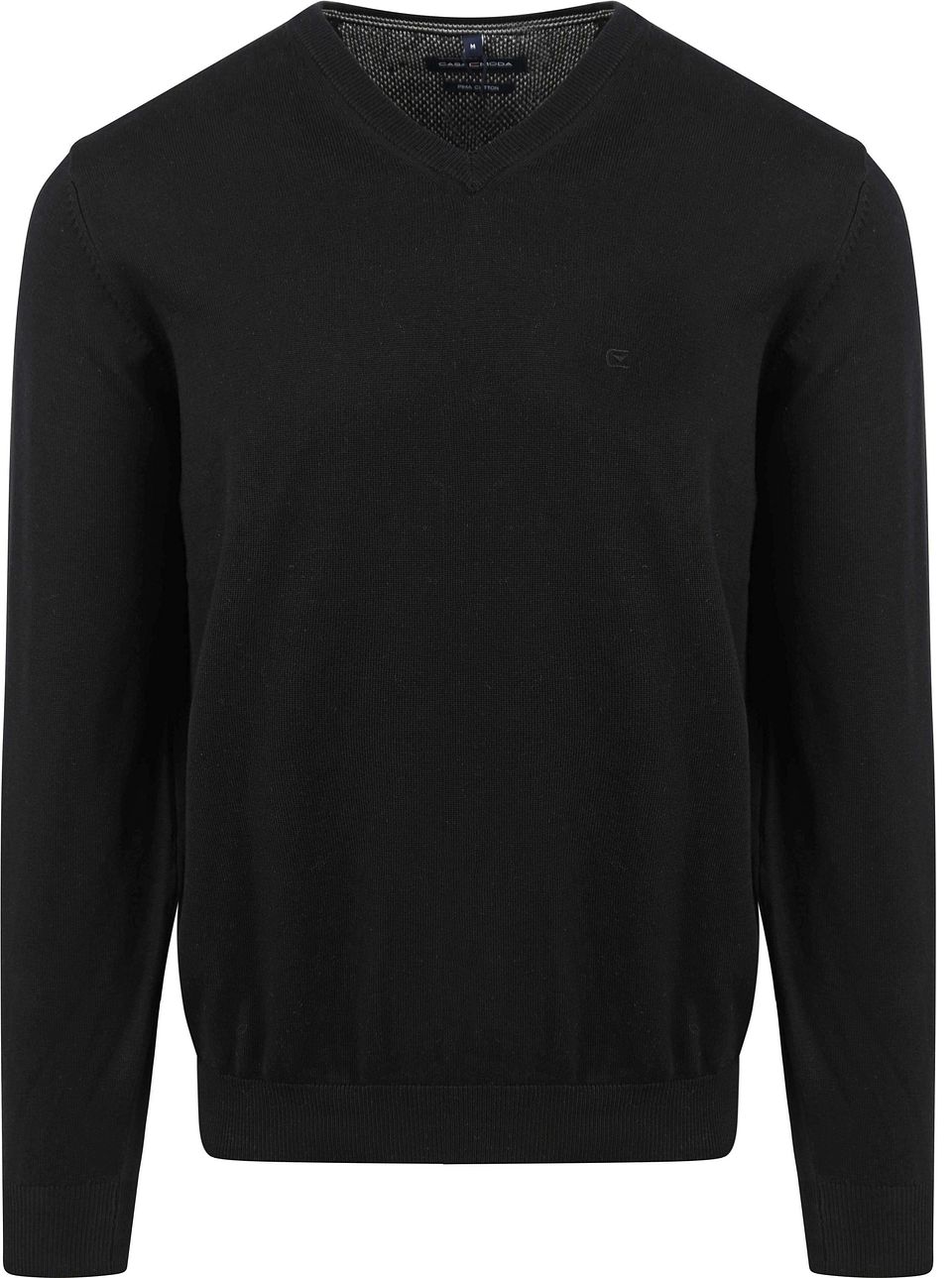 V-Neck Pullover Svart Storlek
