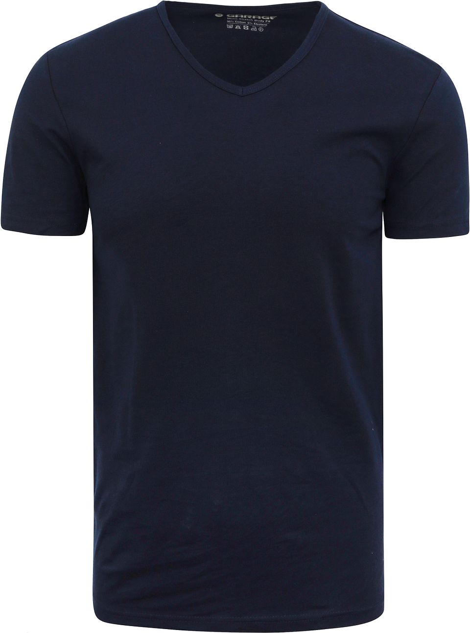Stretch Basic Navy V-Hals Mörkblå Blå Storlek