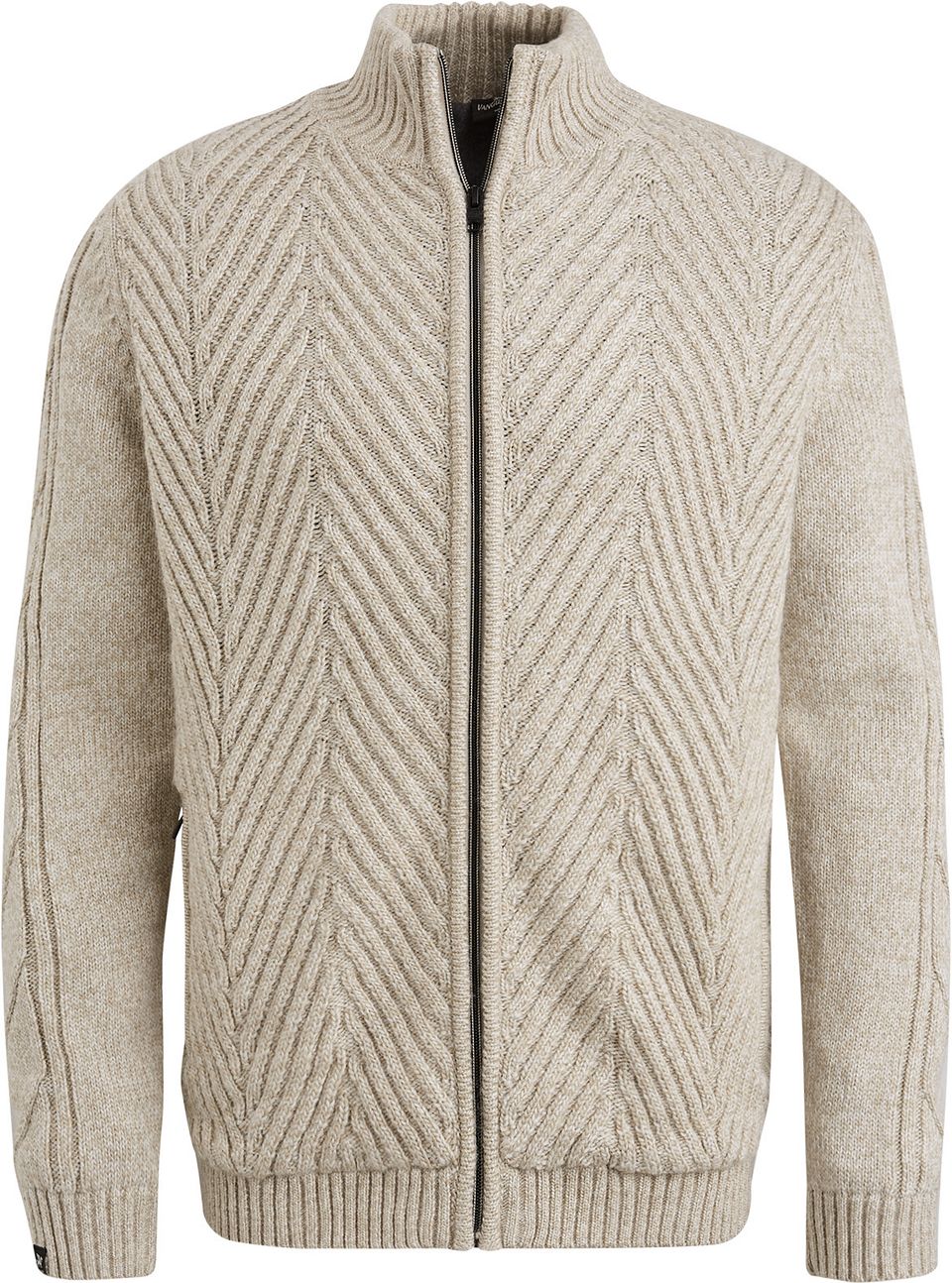 Väst Ullblandning Ecru Beige Storlek