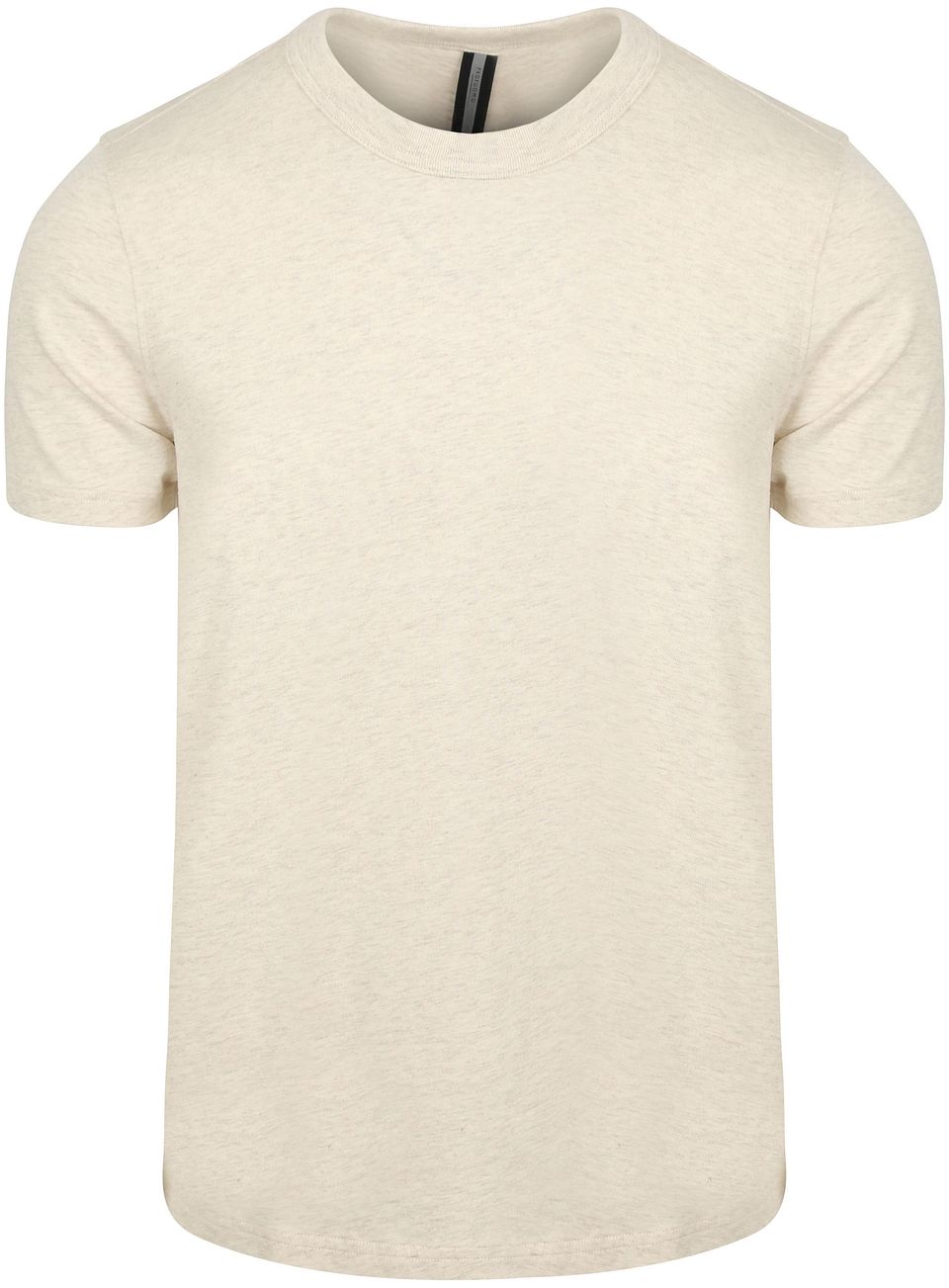 T-shirt Elfenbensmelerad Beige Off-White Storlek