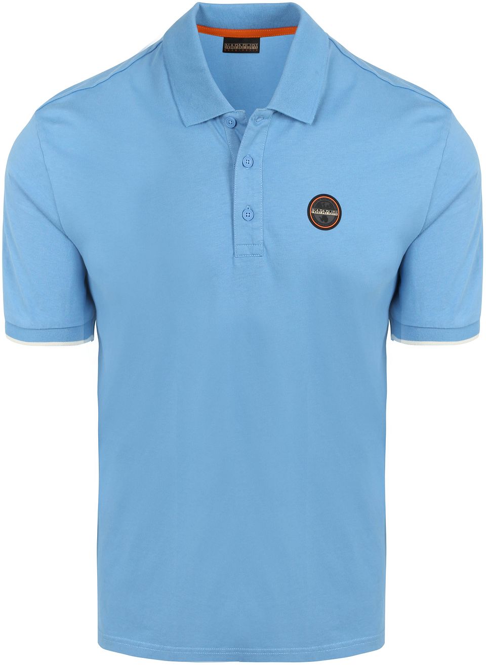 E-Badge Polo Mellanblå Blå Storlek