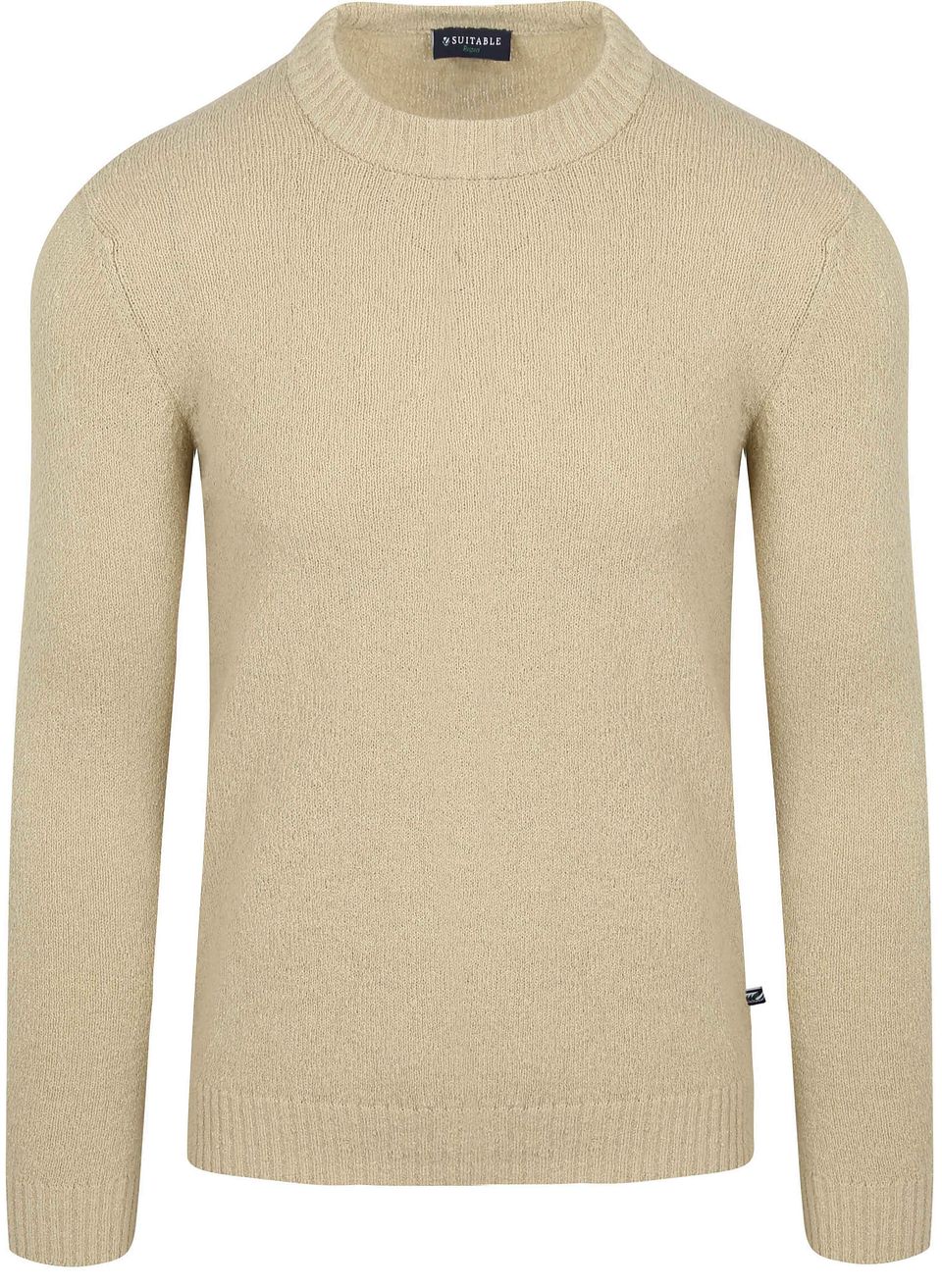 Tröja Bouclé Beige Storlek