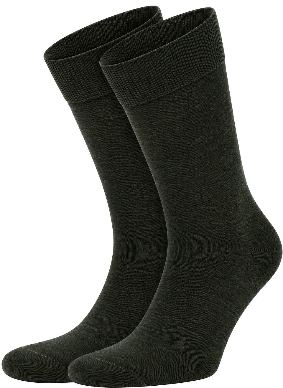 Merinostrumpor Dark Green 2-Pack