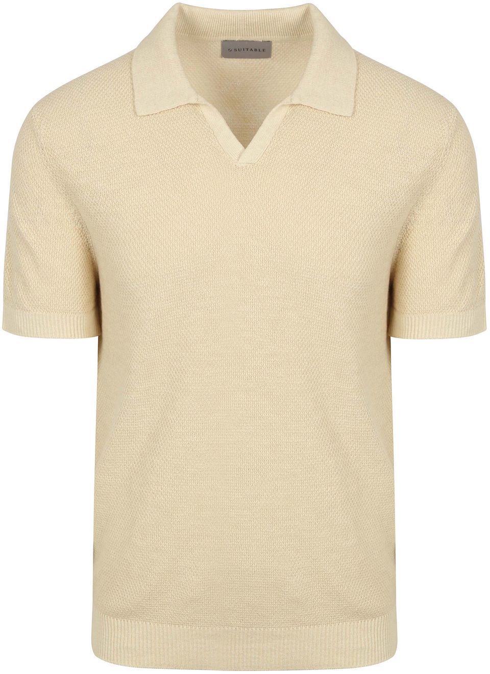 Polo Riva Bean Linne Bomull Sand Off-White Beige Storlek