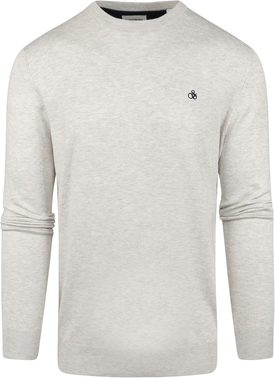 Tröja Ben Vit Melange Beige Storlek