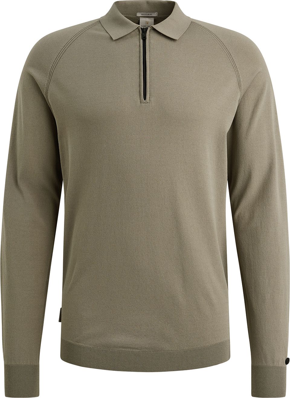 Långärmad Half-Zip Polo
