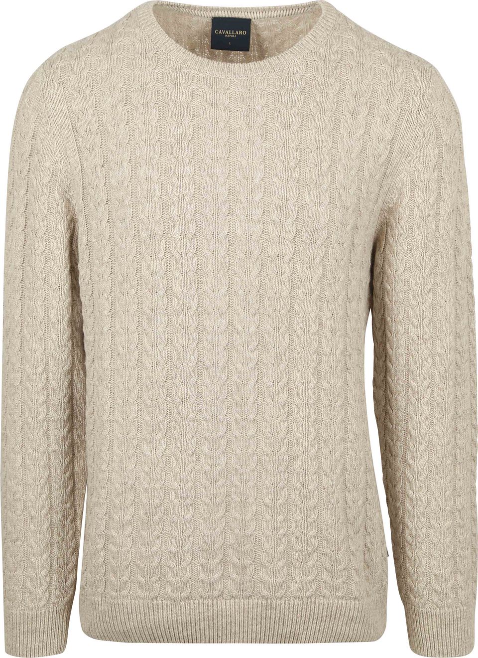 Tröja Orvieto Crewneck Kit Beige Storlek