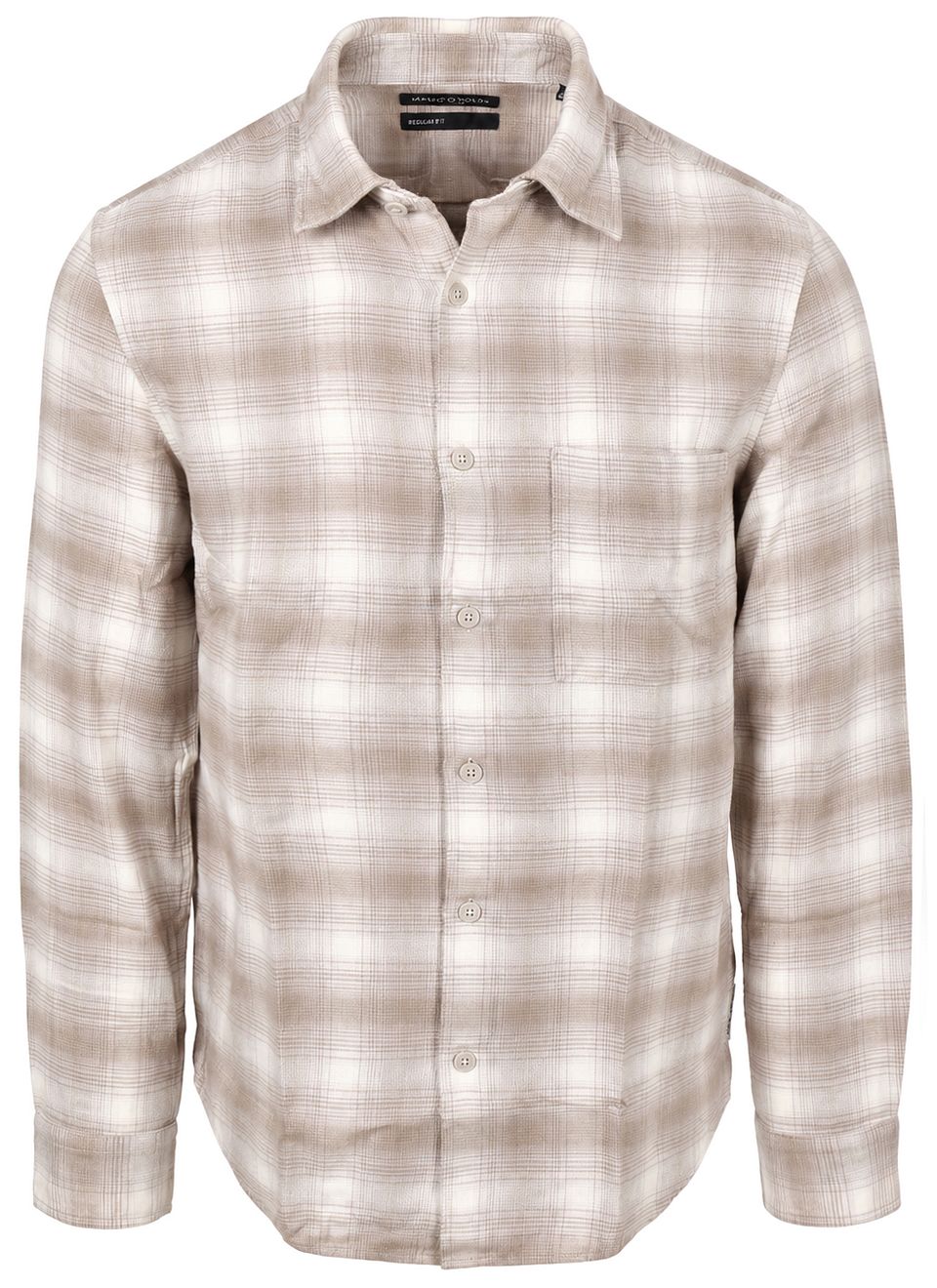 Shirt Check Beige Mångfärgad Storlek