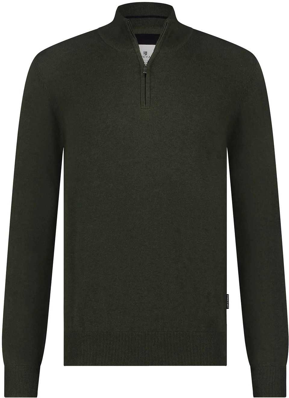 Halv Zip Tröja Woods Grön Mörkgrön Storlek