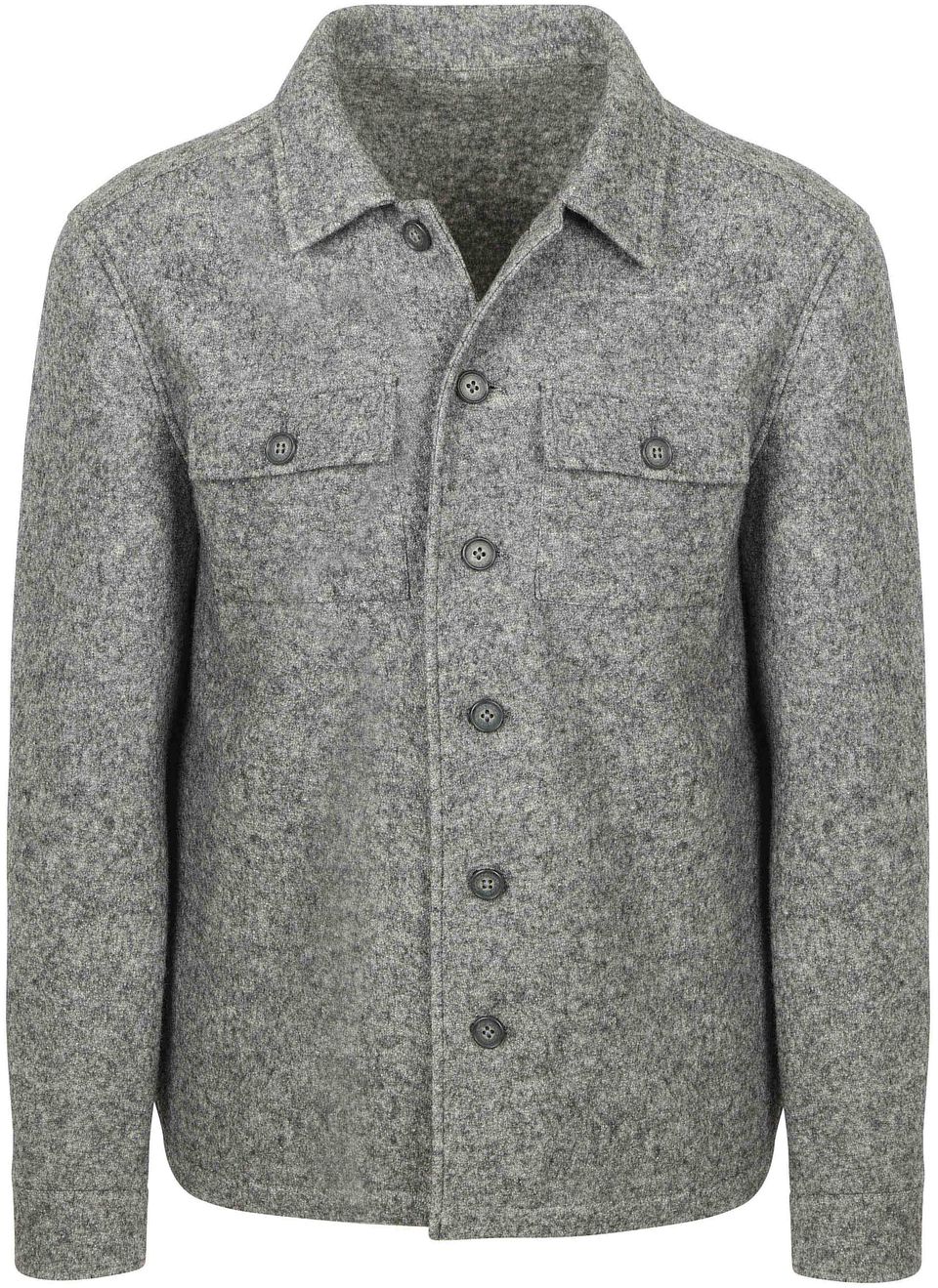 Overshirt Boiled Wool Blend