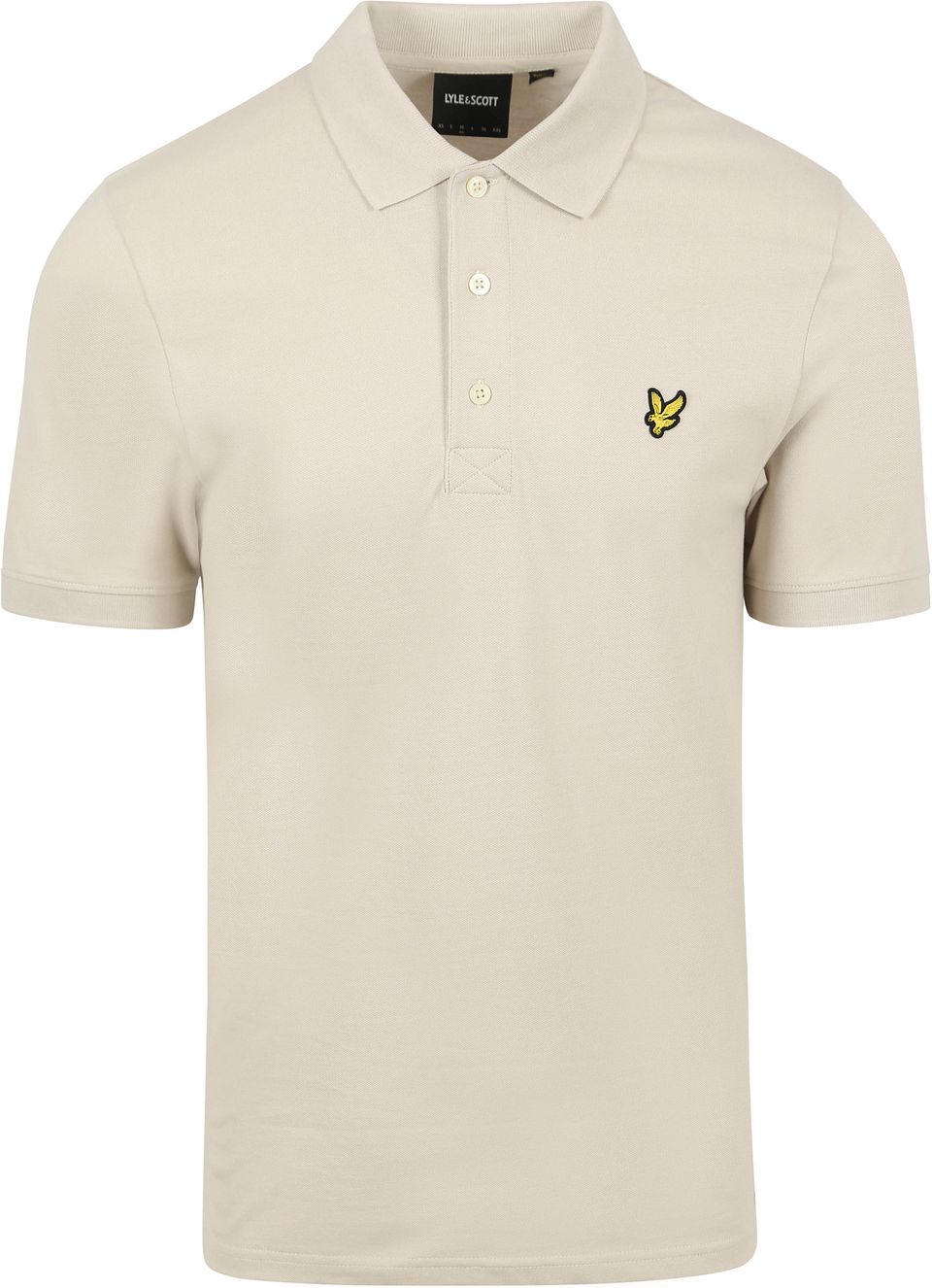 Polo Enfärgad Ecru