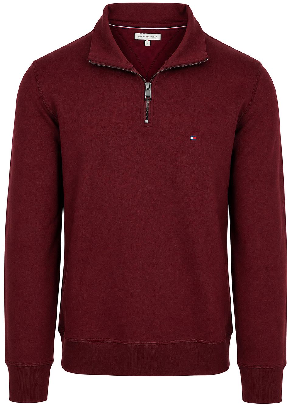 Sweatshirt Halfzip Burgundy