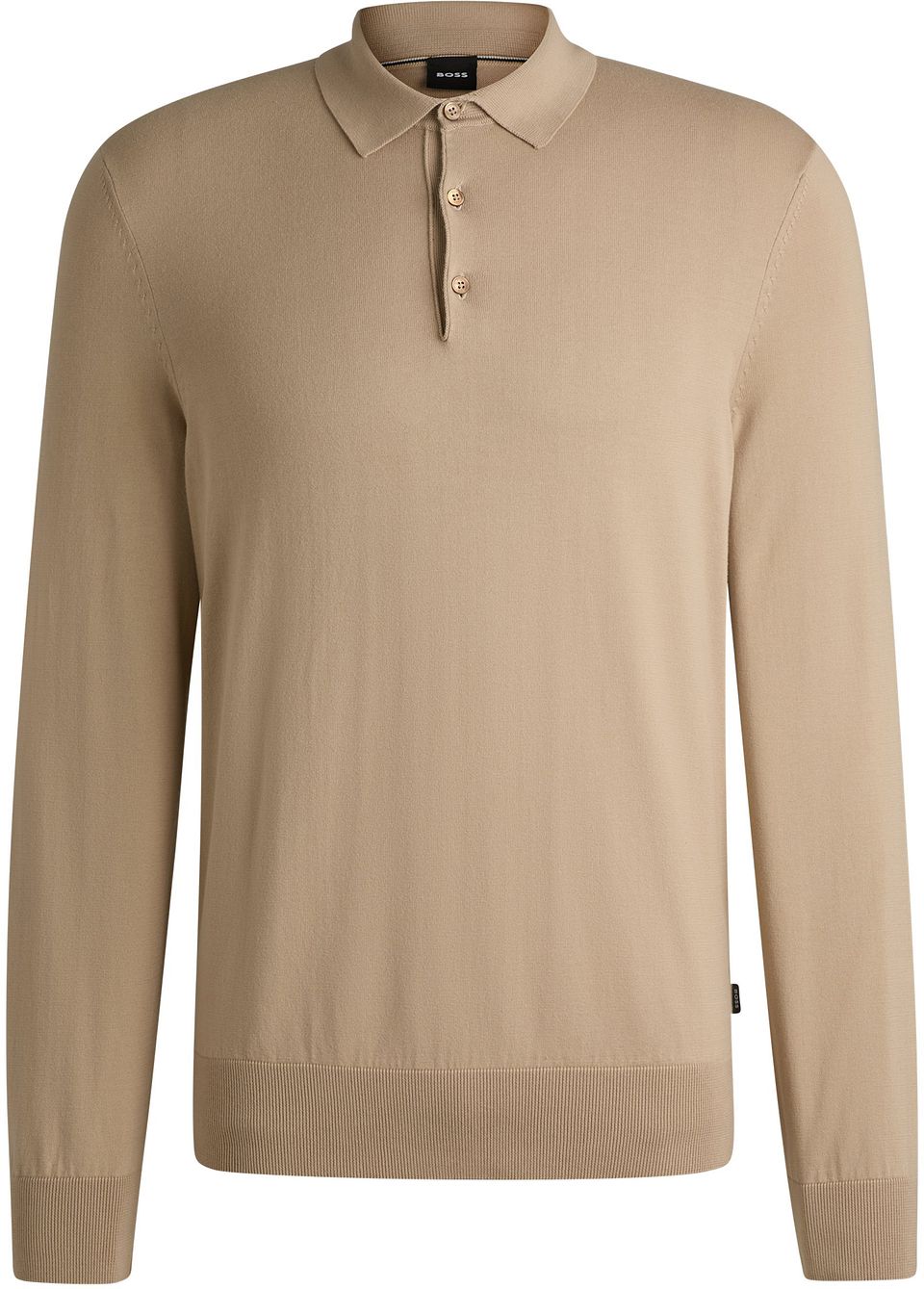 Gemello långärmad piké Beige Storlek