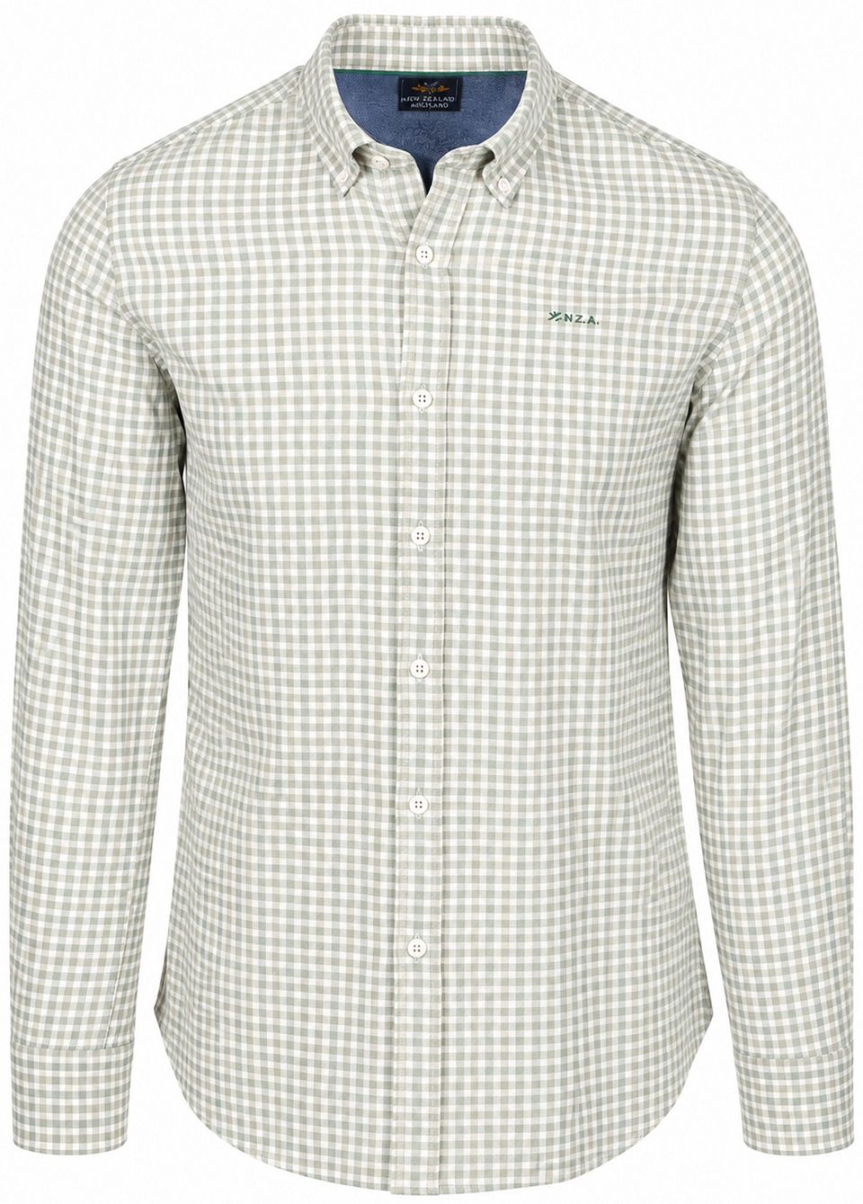 NZA Skjorta BD Clive Twill Check Ranger
