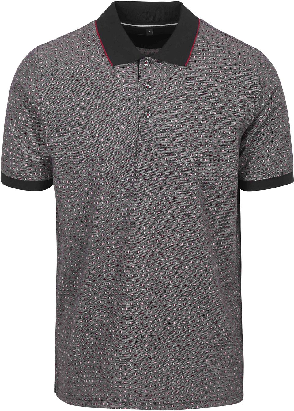 Polo Print Multi Grå Mångfärgad Storlek