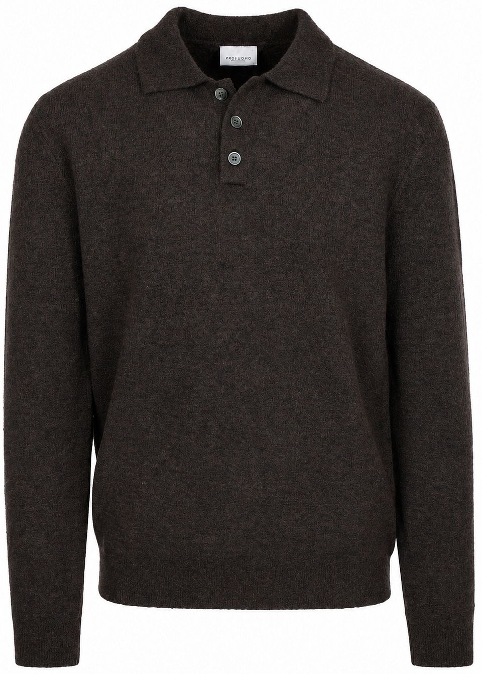 Långärmad Pikétröja Boiled Wool